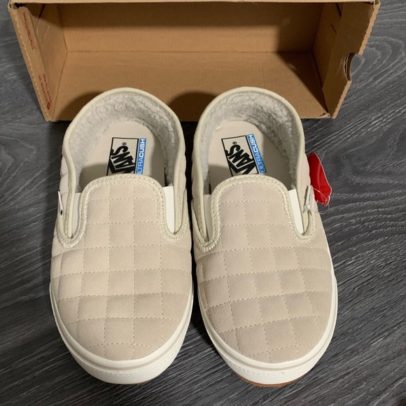 Vans Suede Slip-Er 2 Slippers Oatmeal / Sherpa 8 - Picture 4 of 9